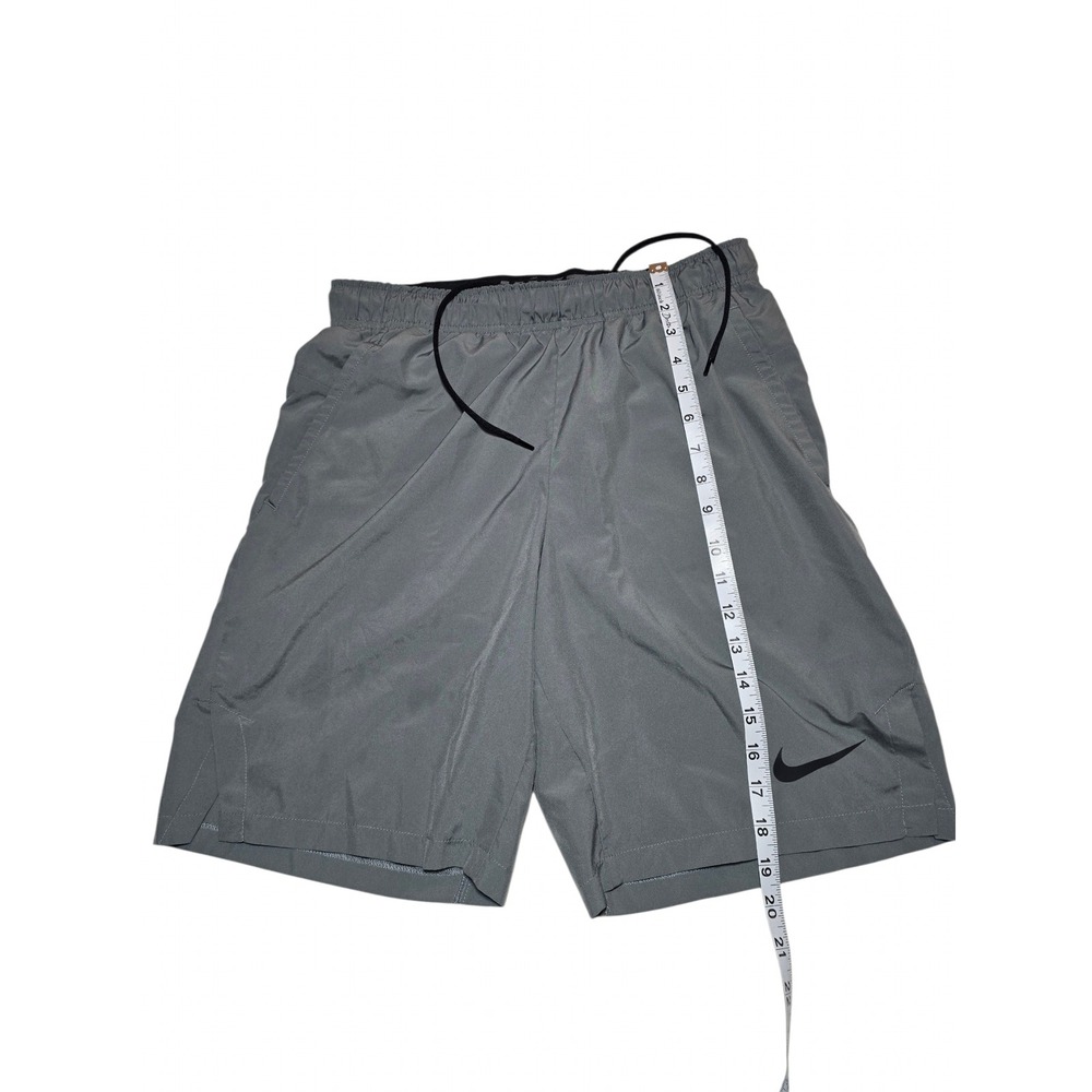 Nike Pro Dri-FIT Mens Gray Training Shorts Size S Athletic Gym Workout Pockets - Picture 5 of 6